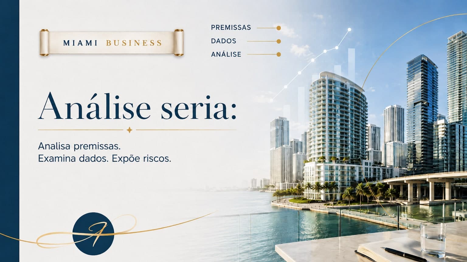 Capa editorial sobre premissas, dados e análise de investimentos imobiliários